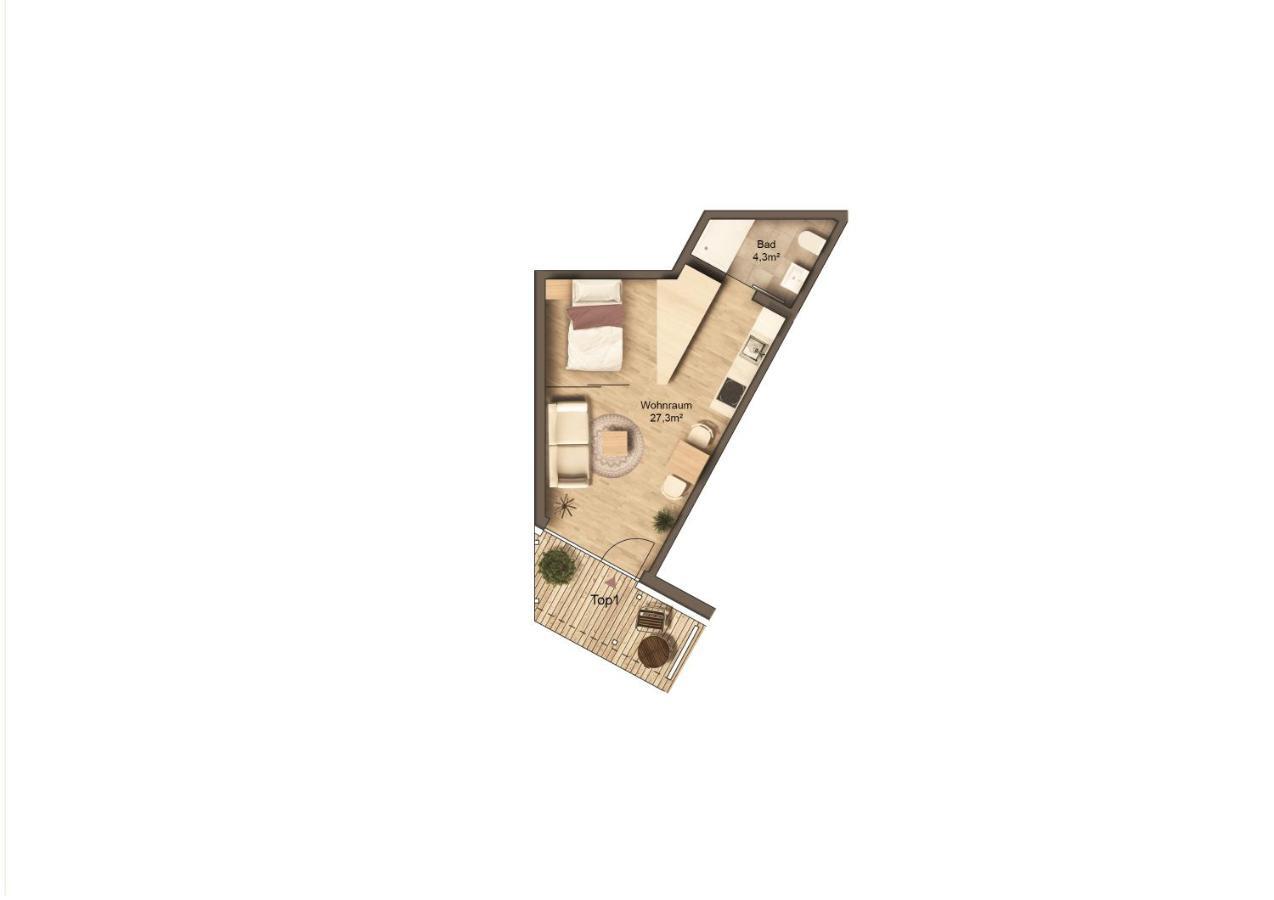 Panorama Residence Moesern 蒂罗尔-泽费尔德 外观 照片